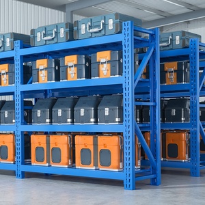 Estantería de Almacenamiento de Acero de Alta Resistencia de <span class=keywords><strong>5</strong></span> Niveles, 1000 kg, para Almacenes, Cámaras Frigoríficas, Almacenamiento de Palés, con Protección Contra la Corrosión - Product Image 3