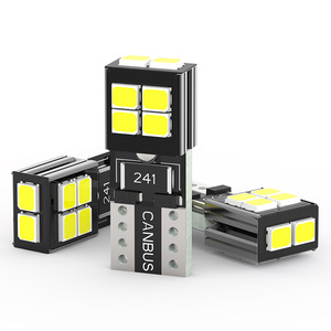 หลอดไฟ LED 241 Canbus T10 6 SMD สีขาว เหลืองอำพัน แดง น้ำเงิน ฟ้าใส สำหรับไฟเลี้ยวข้างรถยนต์ ไฟโดม ไฟแผนที่ ไฟป้ายทะเบียน - Product Image 1
