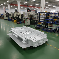 Pièces de fabrication de châssis en tôle soudée sur mesure, certifiées ISO 9001, robustes, avec base thermolaquée pour équipement