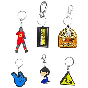 Chất Lượng Cao DIY Thời Trang Biểu Tượng Tùy Chỉnh Mềm PVC Nhà Máy Keychain Sản Xuất Thiết Kế Cá Nhân Vòng Chìa Khóa Xe Tại Trung Quốc - Product Image 4