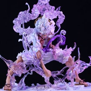 Novità 2025 Action <span class=keywords><strong>Figure</strong></span> Anime di Alta Qualità <span class=keywords><strong>One</strong></span> <span class=keywords><strong>Piece</strong></span> Monkey D. Luffy Nika Gear 5 Modello con Due Teste Intercambiabili da Collezione - Product Image 5