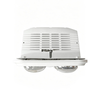 Ventilateur de plafond intégré 4 ampoules pour salle de bain avec chauffage, débit d'air élevé 300m³/h, moteur 35W - Vente en gros