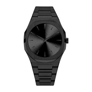 Orologio di Lusso Ultra-Sottile da 40mm in Acciaio Inossidabile <span class=keywords><strong>Argento</strong></span>, Quadrante in Cristallo Zaffiro, Resistente all'Acqua 5BAR, Chiusura a Farfalla, Movimento al Quarzo - Product Image 6