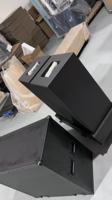 Caisson de basses passif de 12 pouces, système audio professionnel, assorti à un haut-parleur colonne pour salle de banquet, scène, événement, système sonore