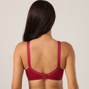 Soutien-gorge Grande Taille <span class=keywords><strong>Femme</strong></span> Respirant Uni Sans Couture Tricoté Coupe Pleine Lingerie Sexy Babydoll Saint-Valentin Vente en Gros - Product Image 4