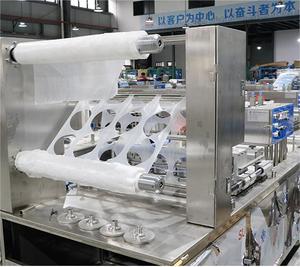 CE Industrial totalmente automático congelado <span class=keywords><strong>Roti</strong></span> paratha que hace la máquina en capas paratha equipo para la fábrica de alimentos
