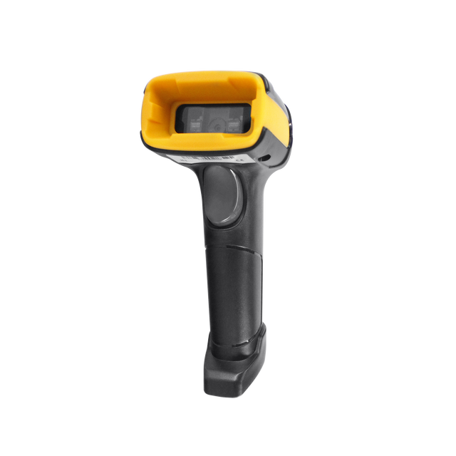 Portable USB Wireless Barcode Scanner 1D & 2D QR Handheld Reader with LED Light Source and A4 Paper Size for Scanning