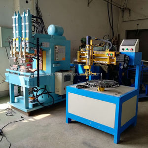 เครื่องเชื่อมจุดอัตโนมัติ <span class=keywords><strong>HAN</strong></span> <span class=keywords><strong>XIN</strong></span> ระดับมืออาชีพ ใหม่ ได้รับการรับรองมาตรฐาน CE ความเร็วสูง มีความเสถียร แรงดันไฟฟ้า 220V/380V รองรับความหนา 6+6 มม. - Product Image 2