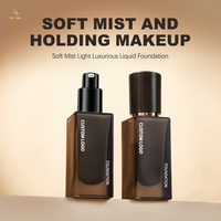 Fond de teint liquide à couverture complète de haute qualité, marque privée, fond de teint mat imperméable longue durée pour peau noire