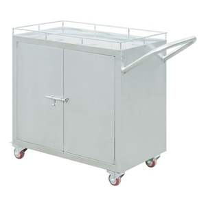 รถเข็นสแตนเลสสตีลสำหรับเสิร์ฟอาหารร้อนรถเข็นตู้อุ่นอาหารสำหรับร้านอาหารเชิงพาณิชย์ - Product Image 6
