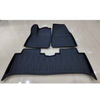 Tapis de sol de voiture 3D TPE de haute qualité, ensemble complet, imperméables, antidérapants, anti-poussière, pour BYD Atto 3/Yuan Plus 2022-2024
