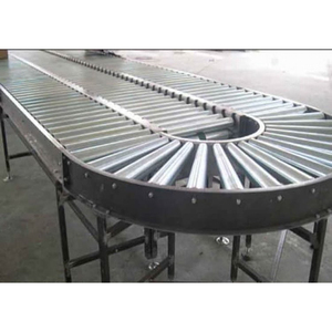 Trasportatore a Rulli Curvo a 90 Gradi, Doppio Strato, per Logistica di Magazzino e Trasporto di Scatole di Cartone - Product Image 4