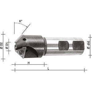 TCMT16T3 Chamfering และ countersinking แทรกตัดจาก6ถึง32. - Product Image 1
