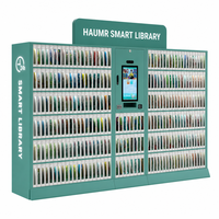 HAUMR Smart Library, conception modulaire, design industriel, UHF 820-960 MHz, reconnaissance intelligente, casier à livres sans surveillance pour bibliothèque du personnel