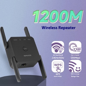 Repetidor de red inalámbrica AX1200M de doble banda 5G, amplificador de extensión WiFi de señal amplificada para uso doméstico con función VoIP - Product Image 2