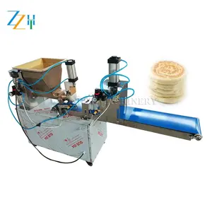 Yüksek performanslı hamur bölücü yuvarlayıcı basın makinesi/otomatik Naan ekmek makinesi/Pizza presleme makinesi hamur basın