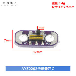 Interruptor Deslizante LilyPad AYZ0202 SPST 12V 1A, Terminal de Soldadura, Plástico, Equipo Electrónico - Product Image 4