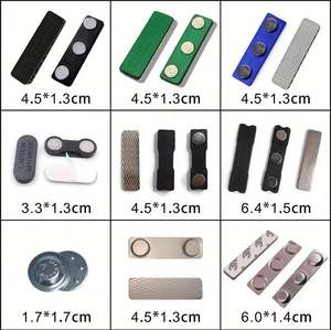 Badge magnétique rond en néodyme Winchoice, porte-badges adhésifs ronds, badges circulaires - Product Image 4