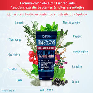 Gel apaisant pour les douleurs musculaires et articulaires du cou, des mains, des coudes, des genoux, de la taille, des pieds, des os - Product Image 4