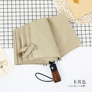 <span class=keywords><strong>ร่ม</strong></span>อัตโนมัติสีกากีสีเทาสีน้ำเงินสีดำสามพับร่มจับสั้นธุรกิจชาย<span class=keywords><strong>ร่ม</strong></span>สุภาพบุรุษ<span class=keywords><strong>ไม้</strong></span>เนื้อแข็ง - Product Image 4