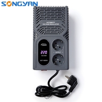 AVR Relay Rumah Portabel Fase Tunggal AC 220V Indikator LED Digital Efisiensi 97% Perlindungan Tegangan Lebih/Kurang Otomatis SDR