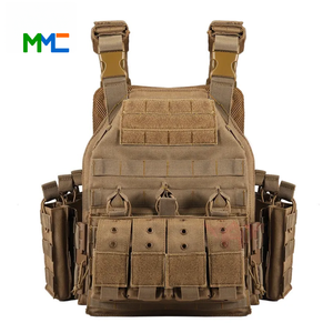 Veste tactique respirante en maille de polyester pour hommes d'été, sangle de poitrine, multifonctionnelle, entraînement en plein air, simulation de CS, gilet de terrain - Product Image 5