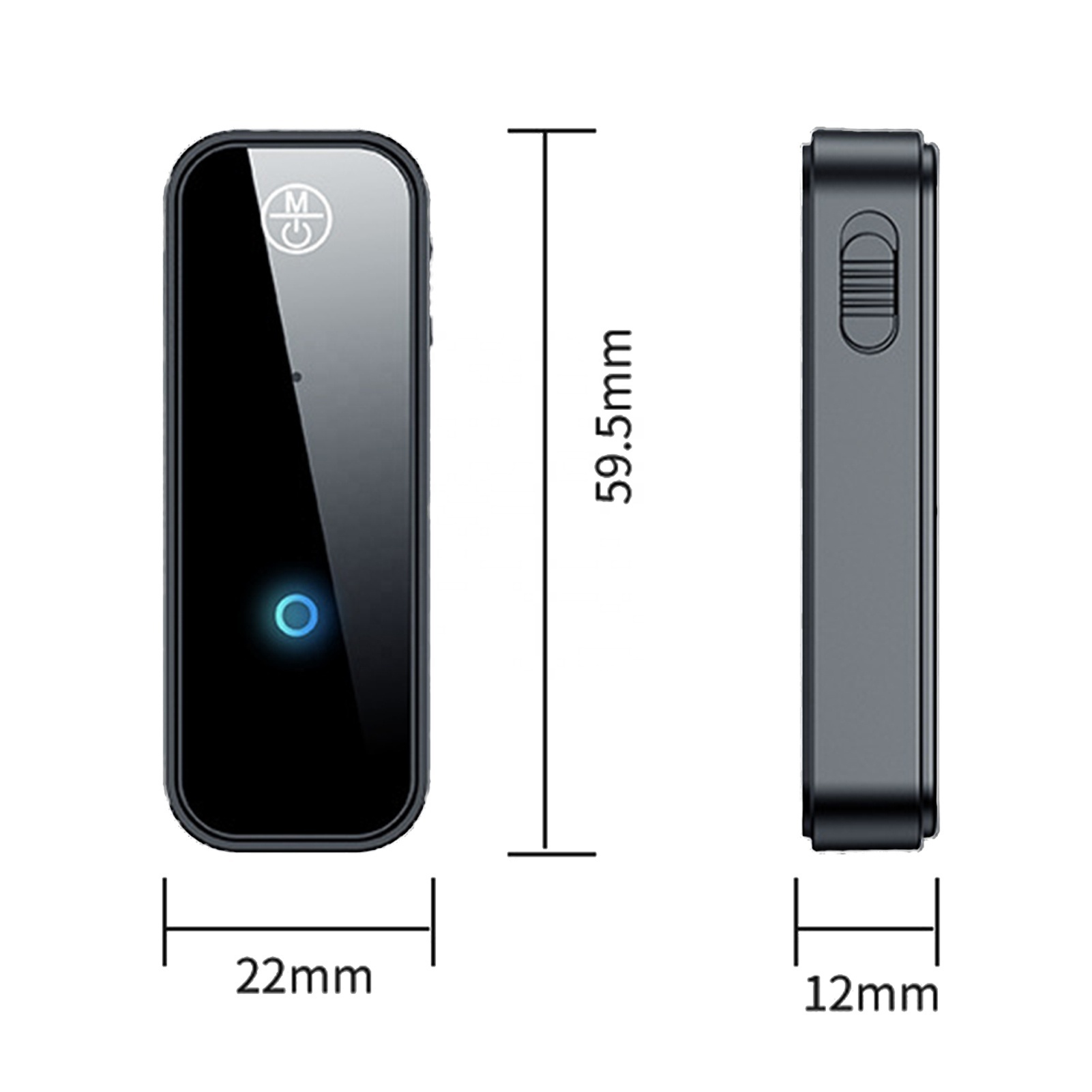2-in-1 Bluetooth Audio Transmitter & Receiver - 3.5mm AUX Adapter For TV, PC, Car Stereo Systems
