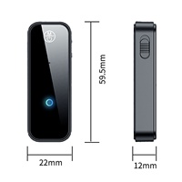 Adaptador de Audio Bluetooth 5.0 C28, Receptor Bluetooth para Auto de 3.5mm AUX, Transmisor y Receptor para Computadora, TV y Proyector, Dos en Uno