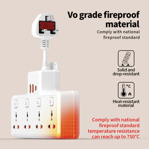 Power Extension <strong>Socket</strong> Multi Plug <strong>Socket</strong> Universal Extension Board Surge Protector Electrical Power Strip <strong>with</strong> <strong>Usb</strong> - Product Image 3