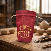 Sachets de thé en lin miniatures en gros d'usine, petits sacs à thé en mousseline avec cordon de serrage, anti-poussière, logo personnalisé