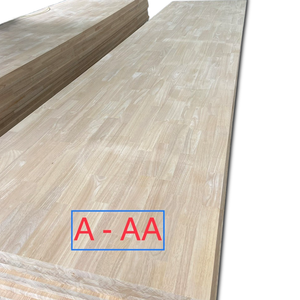 Panneau stratifié en bois de caoutchouc durable, jointure à doigts, face A, 1220x2440mm, finition ponçage lisse pour armoires et étagères durables - Product Image 1