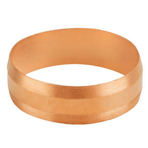 Raccord de compression en cuivre pour pompe à huile 15/16/22/25 mm, connecteur en laiton, colliers de serrage pour tuyau avec joint d'étanchéité, raccord de serrage en cuivre - Product Image 1