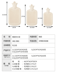 Venta al por mayor lindo <span class=keywords><strong>Mini</strong></span> dibujos animados de felpa bolsa de agua caliente manos cálidas tesoro agua calefacción bolso - Product Image 5