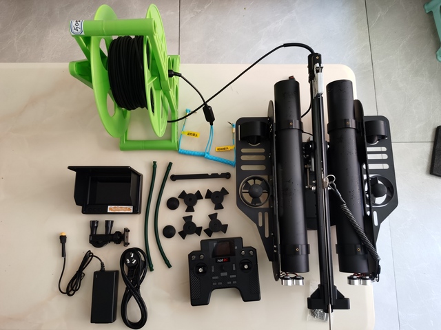 New Arrival HD 360 Degree Night Vision Underwater ROV Drone with Camera IP68 Waterproof for Spearfishing Fish Finding