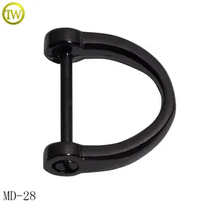 Bag Accessories Horseshoe Metal Removable Buckle Alloy Detachable Screws Opened D Ring