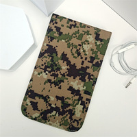 Sacs Faraday tactiques en polyester camouflage anti-RFID avec fermeture pour téléphones et clés de voiture