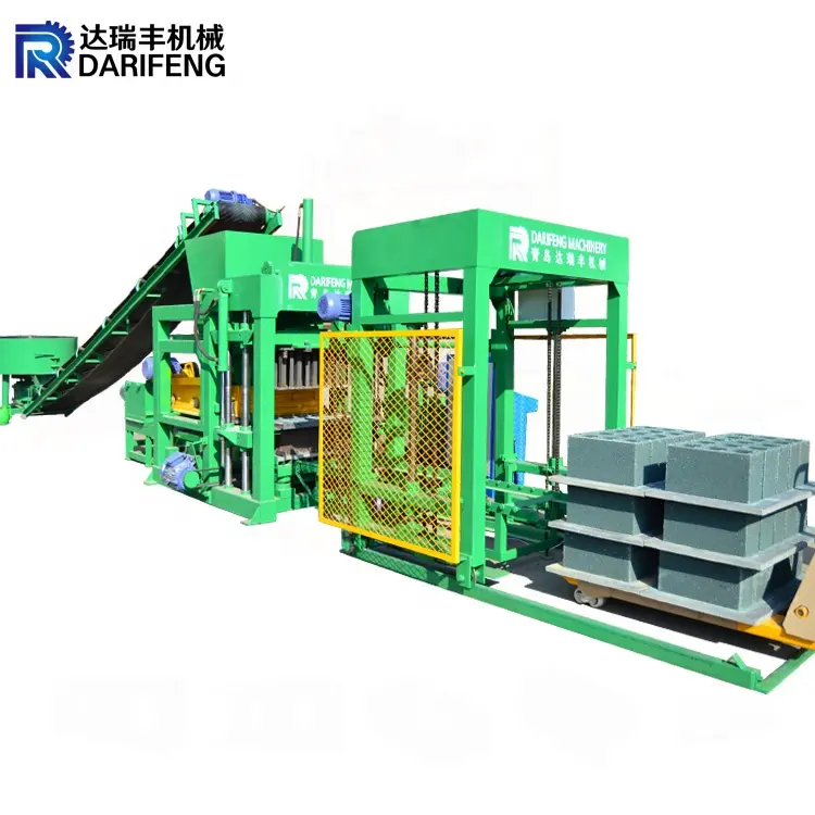 QT4-16 cement brick making machinery plant block maker libya brick making machine