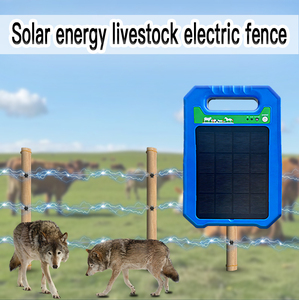 Chargeur de clôture <span class=keywords><strong>solaire</strong></span> pour l'agriculture et l'élevage, pour empêcher l'intrusion des animaux sauvages, électrificateur de clôture électrique - Product Image 3