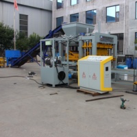 Machine à fabriquer des blocs de pavés hydrauliques QT4-15 pour produits en béton