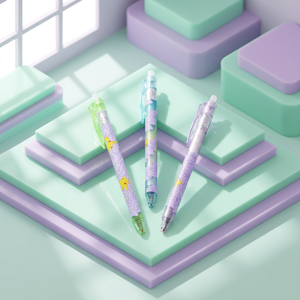 Stylo à bille à encre noire effaçable pokemon Ditto, 0.5mm, ensemble de 36 pièces, papeterie coréenne pour enfants, fournitures scolaires avec personnages mignons d'anime - Product Image 1