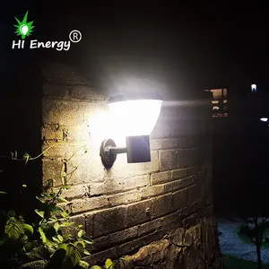 HIEnergy super brigh大太阳能发光二极管壁灯花园现代设计户外发光二极管壁灯包