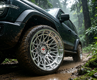 Rines de Aleación Forjados Personalizados SL 22x12 24x14 Pulgadas 6x139.7 8X170 8X180 Multirradio Cóncavos Profundos para RAM GMC Sierra 1500 2500