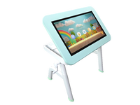 Table d'apprentissage et de jeu intelligente Polikids avec écran tactile LED, Wi-Fi intégré, design portable - Grande table d'apprentissage interactive