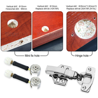 Nueva Máquina Perforadora de Madera Multi-eje Vertical y Horizontal Pequeña para Minifix, en Venta