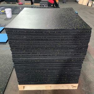 High Quality GYM FLOOR RUBBER MAT Weight Area Rubber Mats Gym Flooring Environmental Friendly Rubber Matts Gym Mat - Product Image 3
