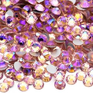 คริสตัลพลอยเทียมแบบหลังเรียบสำหรับงานแต่งงานหินไรน์สโตนด้านหลังเรียบแบบติดด้วยความร้อน - Product Image 5