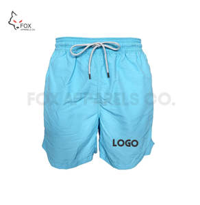 Shorts en nylon pour hommes grande taille, personnalisables avec logo, décontractés, à séchage rapide, pour la natation, la baignade et la plage - Product Image 2