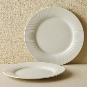 <b>Ceramic</b> Round Plate 25cm Eco-Friendly Home Hotel Serving Dishware - Product Image 1
