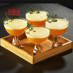 Copas de <span class=keywords><strong>Margarita</strong></span> SIN PLUMERO de Cristal Transparente SUNYO, Copas de Cóctel Gruesas y Sólidas para Bar, Hotel, Restaurante - Product Image 2