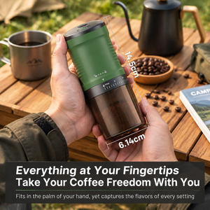 Moulin à café électrique portable léger, rechargeable par USB Type C, petit moulin à grains de café pour les voyages en plein air et la maison - Product Image 4